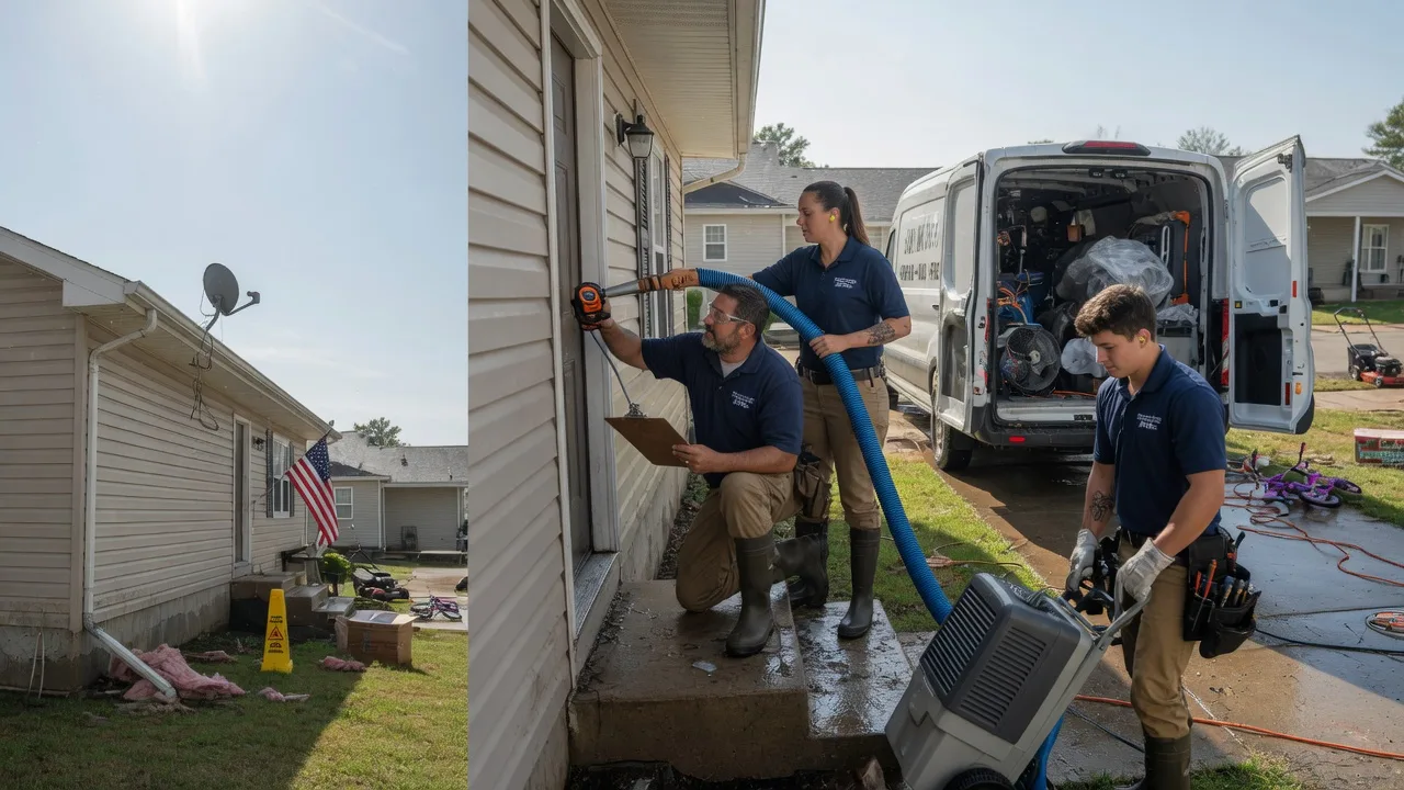 Ceiling Water Damage Restoration in Germantown, KY near me